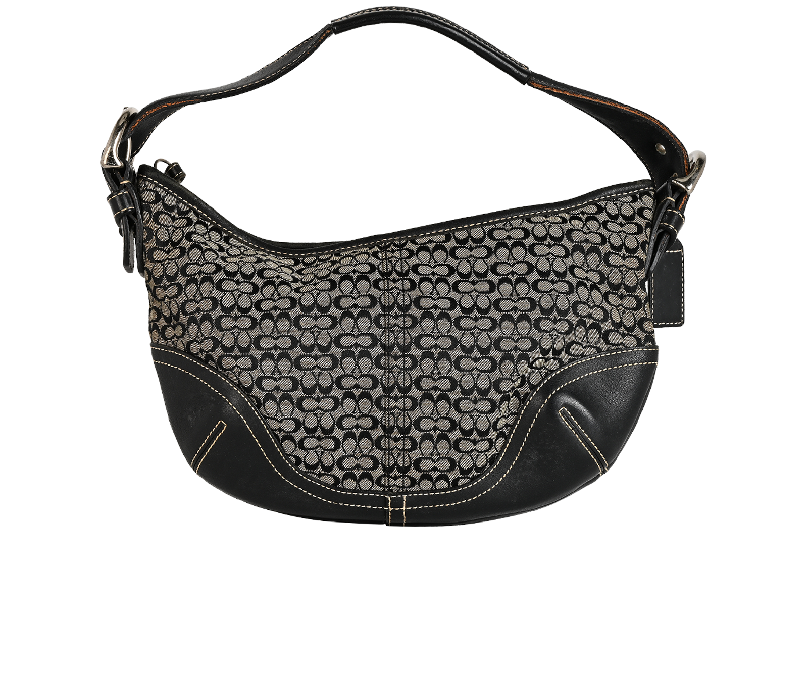 Mini Signature Soho, &pound;140, Handbags, Black, Canvas, Back view